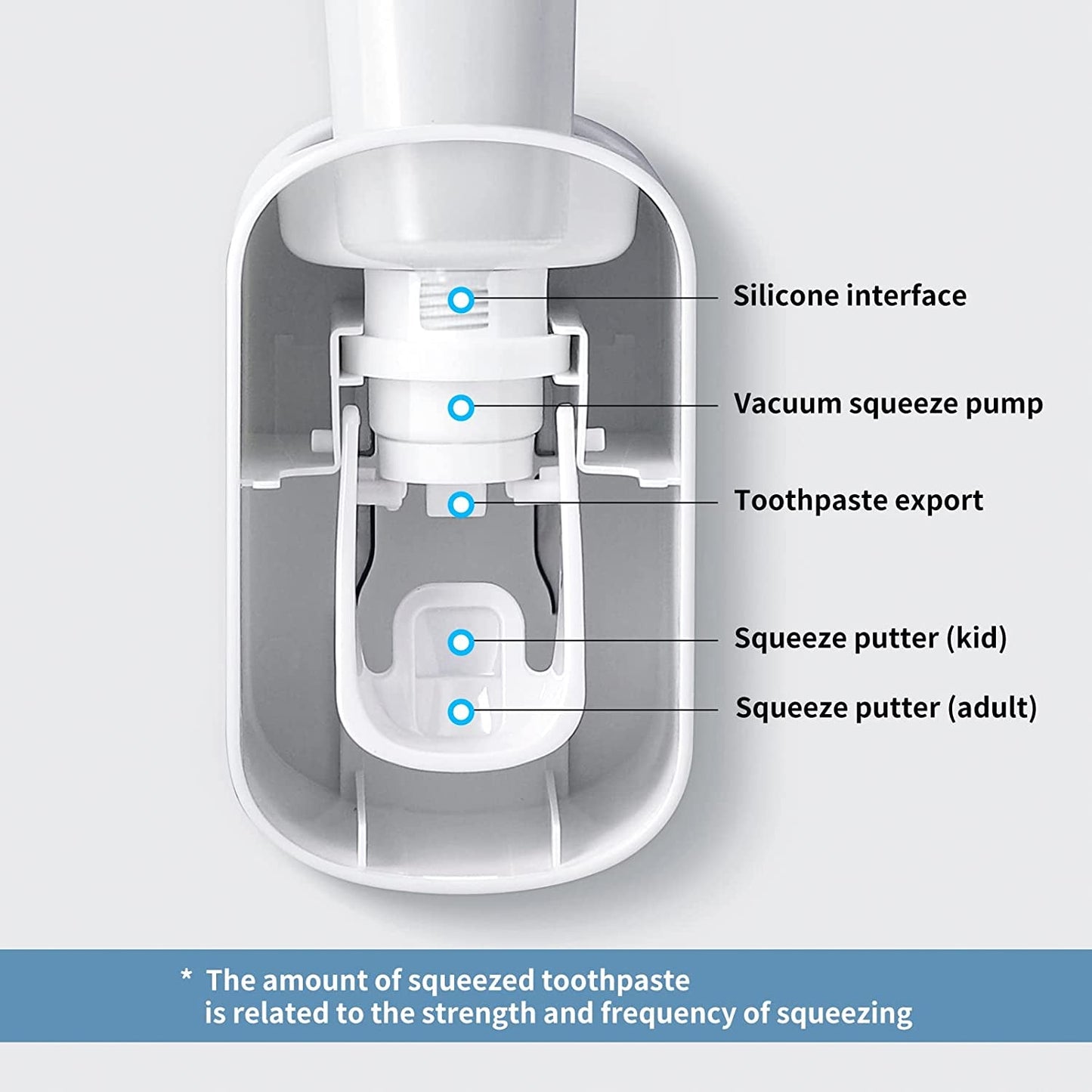  Toothpaste Dispenser Wall Mounted