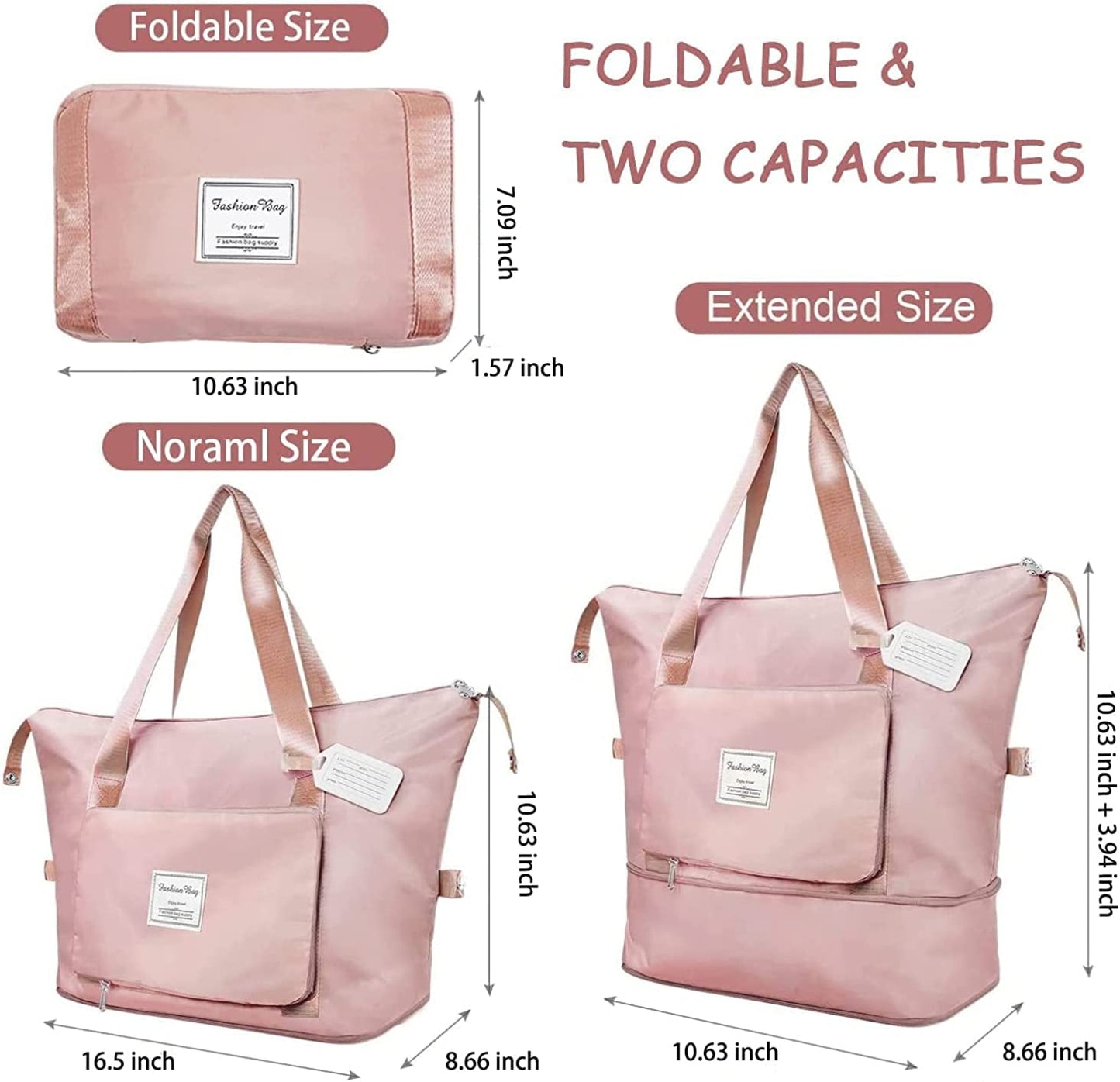 Large Capacity Folding Travel Bag