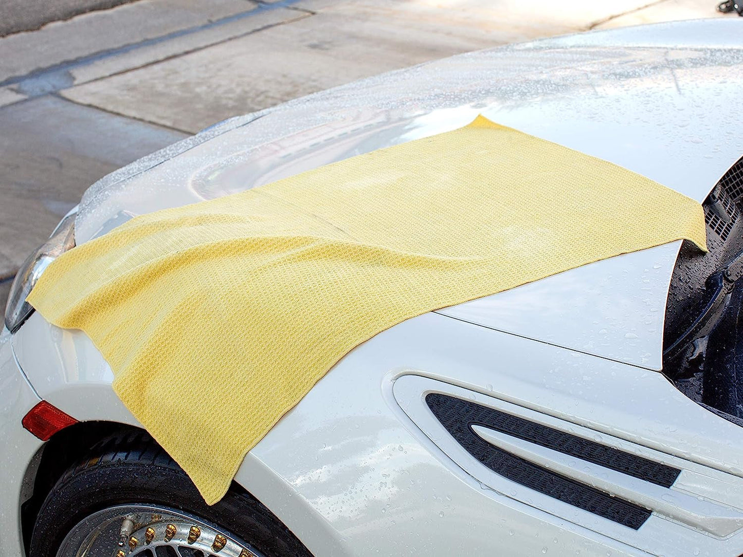 Meguiar's X2000 Water Magnet Microfiber Drying Towel, 1 Pack , Yellow , 22" x 30