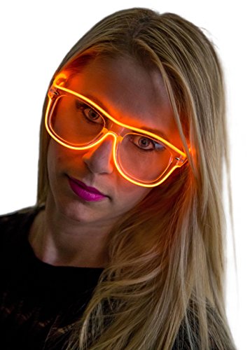Neon Nightlife Clear Lens Light Up Glasses