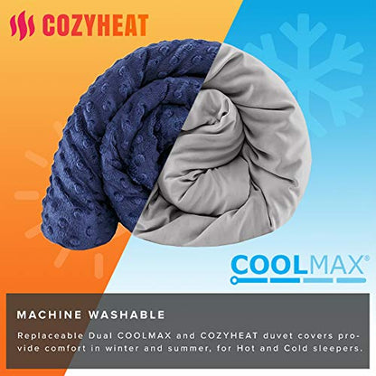 Nano-Ceramic Comfort Weighted Blanket with 2 Free Duvet Covers
