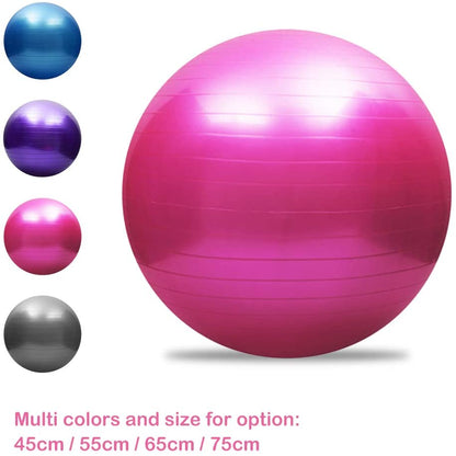 Lixada Yoga Mat Set - Include Exercise Ball,Jump Rope, Ankle Puller, Pilates Ball with Pipe, Yoga Mat with Carrying Strap and Storage Bag for Yoga, Pilates and Fitness(Optional)