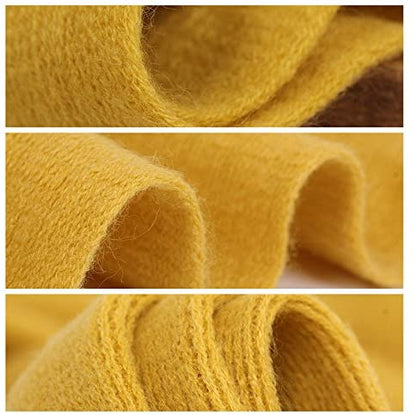 Wander Agio Womens Warm Winter Infinity Scarves Set Blanket Scarf Pure Color