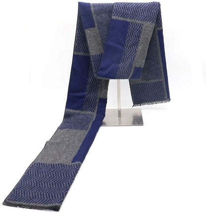 Men's Winter Warm Cashmere Scarf,Fashion Lightweight and Soft Scarves