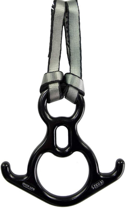 Aum Active Aerial Silks Beginner Kit - Acrobatic Flying Dance Yoga Trapeze Aerial Yoga Hammock Swing - Includes 9 Yards of Aerial Tricot Fabric, Hardware & Guide - for Rigging Point Upto 13ft