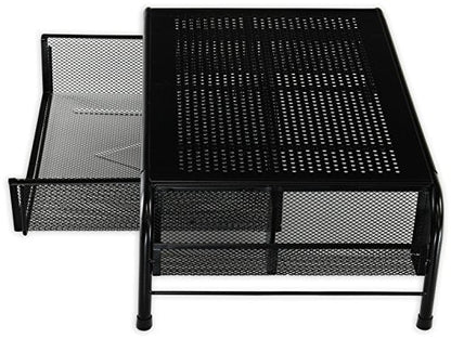 Metal Desk Monitor Stand and Desktop Organizer