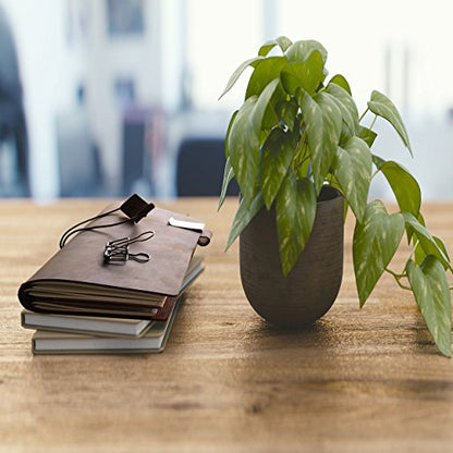 Refillable Leather Traveler's Journal Kit