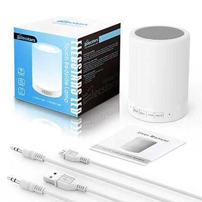 Smart Touch Control Night Light with Bluetooth Speaker