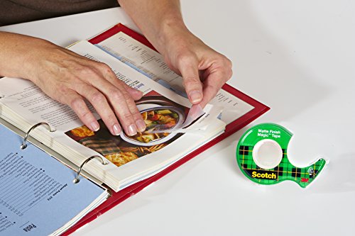 Scotch Magic Tape and Refillable Dispenser, 3/4 x 650 Inches, 6-Pack (6122)