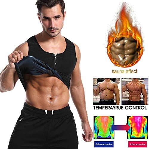 Men's Weight Loss Waist Trainer Sauna Vest 