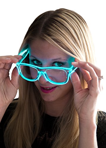 Neon Nightlife Clear Lens Light Up Glasses