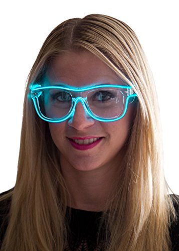 Neon Nightlife Clear Lens Light Up Glasses