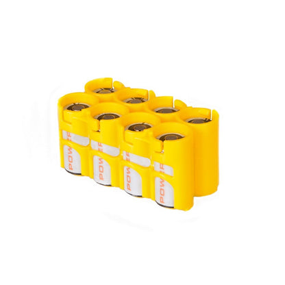 Storacell by Powerpax SlimLine CR123 Battery Caddy, Military Green, Holds 4 Batteries
