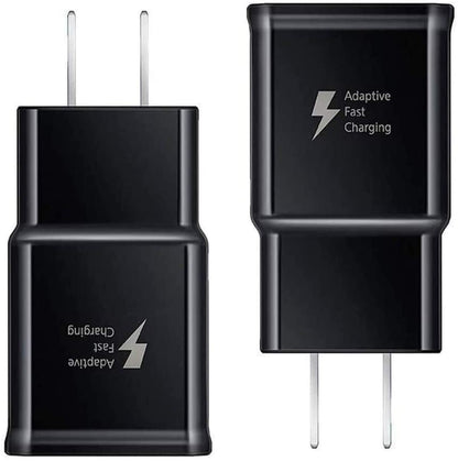 Samsung Adaptive Fast Charging Adapter Quick Charge Charging Block Wall Charger Plug Compatible with Samsung Galaxy S6/S7/S8/S8+/S9/S10+/Edge/Note8/Note9(2 Pack) (White)