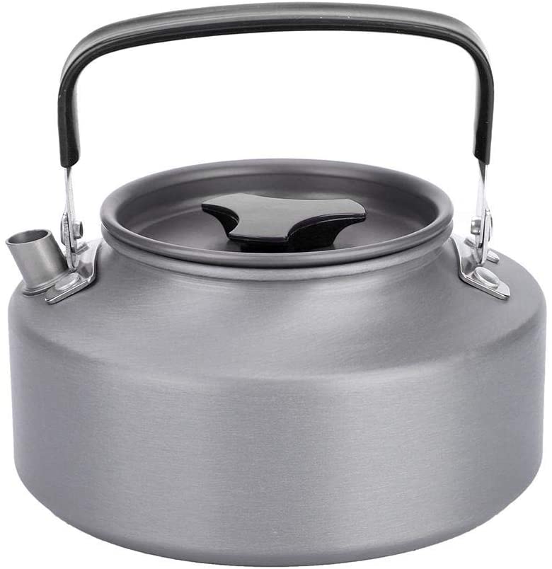 VGEBY1 Tea Pot, Water Kettle Teapot Coffee Pot 1.1L Outdoor Camping Teapot Safe and Heat Resistant Cooking Outdoor Equipment