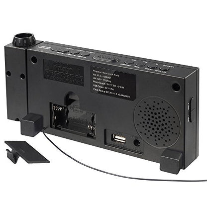 Projection Alarm Clock with USB Charging Port