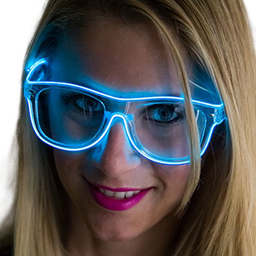 Neon Nightlife Clear Lens Light Up Glasses