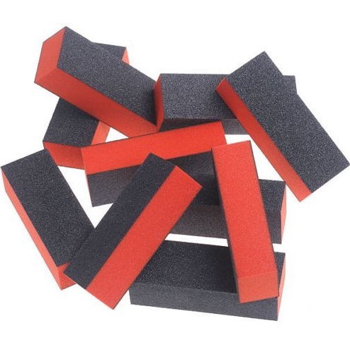 10 Piece: 4-Way Sanding Buffing Nail Polisher File