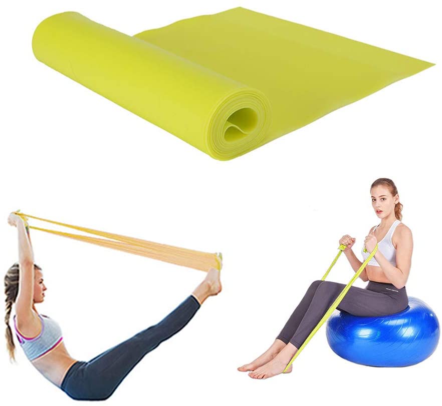 Qian Elastic Bands for Exercise,Professional Latex Resistance Band, Perfect for Strength Training,Physical Therapy, Pilates, at-Home Workouts, Yoga