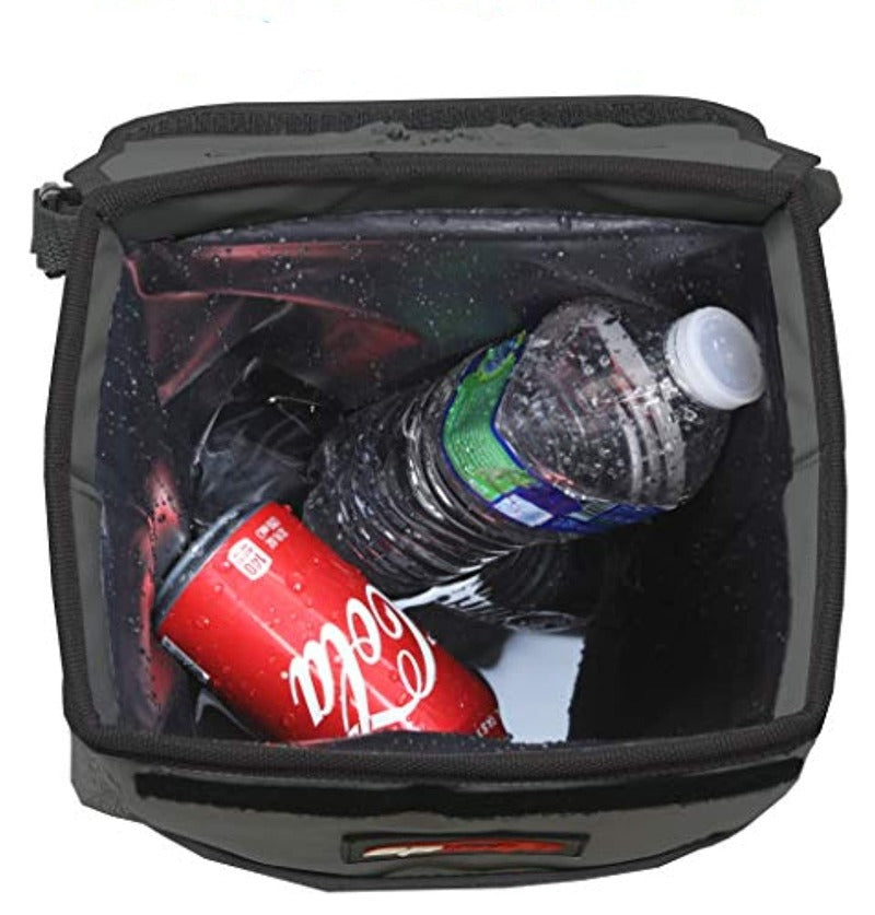 Waterproof Vehicle Trash Can with Lid and Storage
