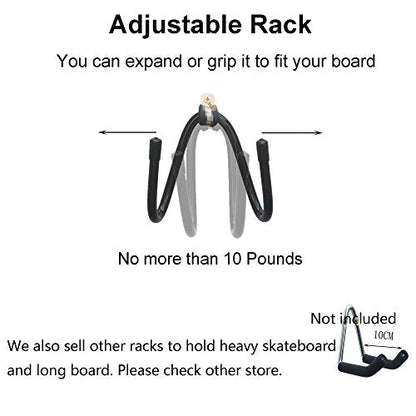 Skateboard Wall Hanger Wall Storage Clip Skateboard Wall Rack Wall Mount - for Skateboard and Longboard