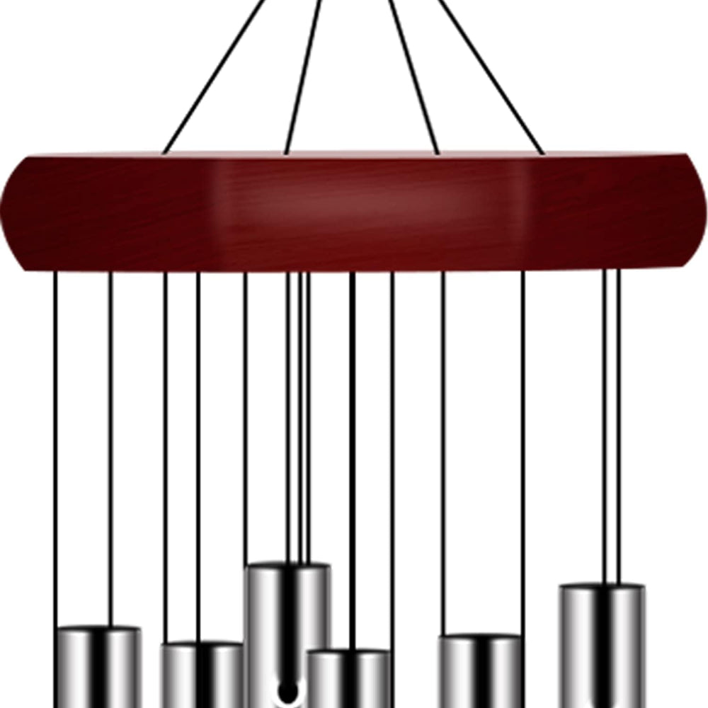 Memorial Wind Chime – Large Deep Tone Outdoor Chimes with 6 Tubes for Garden Patio