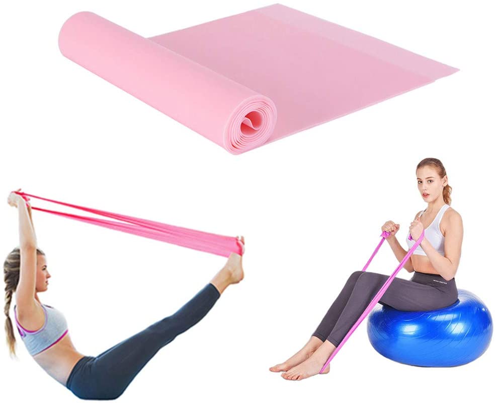 Qian Elastic Bands for Exercise,Professional Latex Resistance Band, Perfect for Strength Training,Physical Therapy, Pilates, at-Home Workouts, Yoga