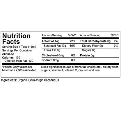 Viva Naturals Organic Extra Virgin Coconut Oil, 16 Ounce