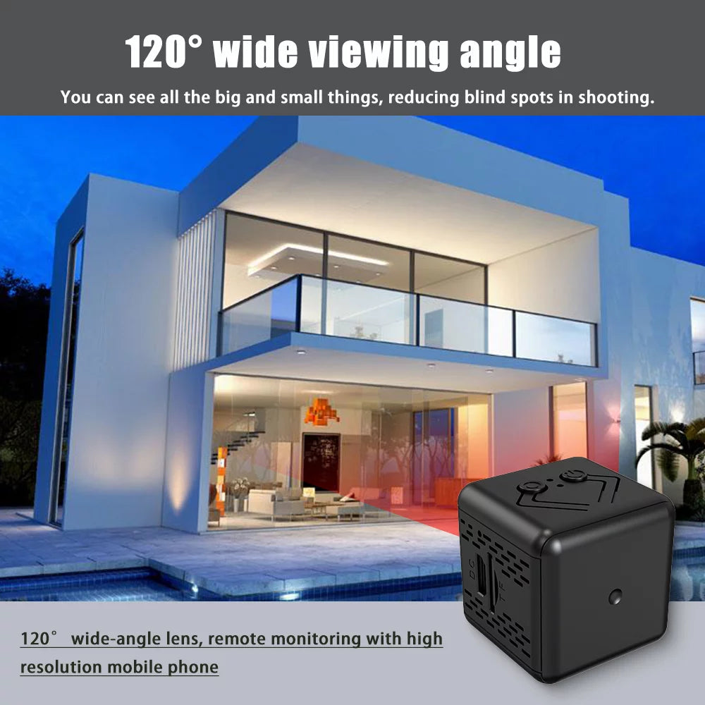 Wireless Mini IP Surveillance Camera HD 1080P Portable 2.4Ghz Wi-Fi