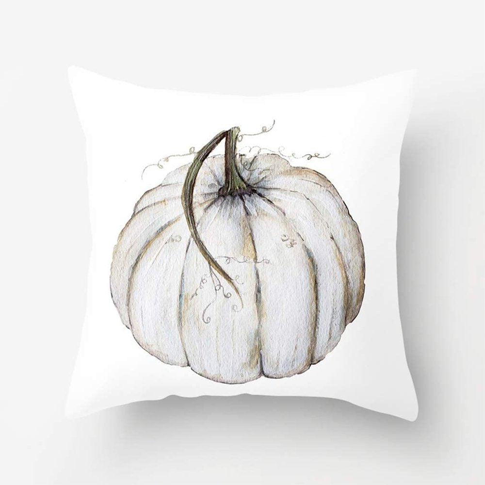 Autumn Decorations Pumpkin Pillow Covers Set of 4 Fall Decor Grateful Thanksgiving Throw Pillow Covers Cushion Cover 18 X 18