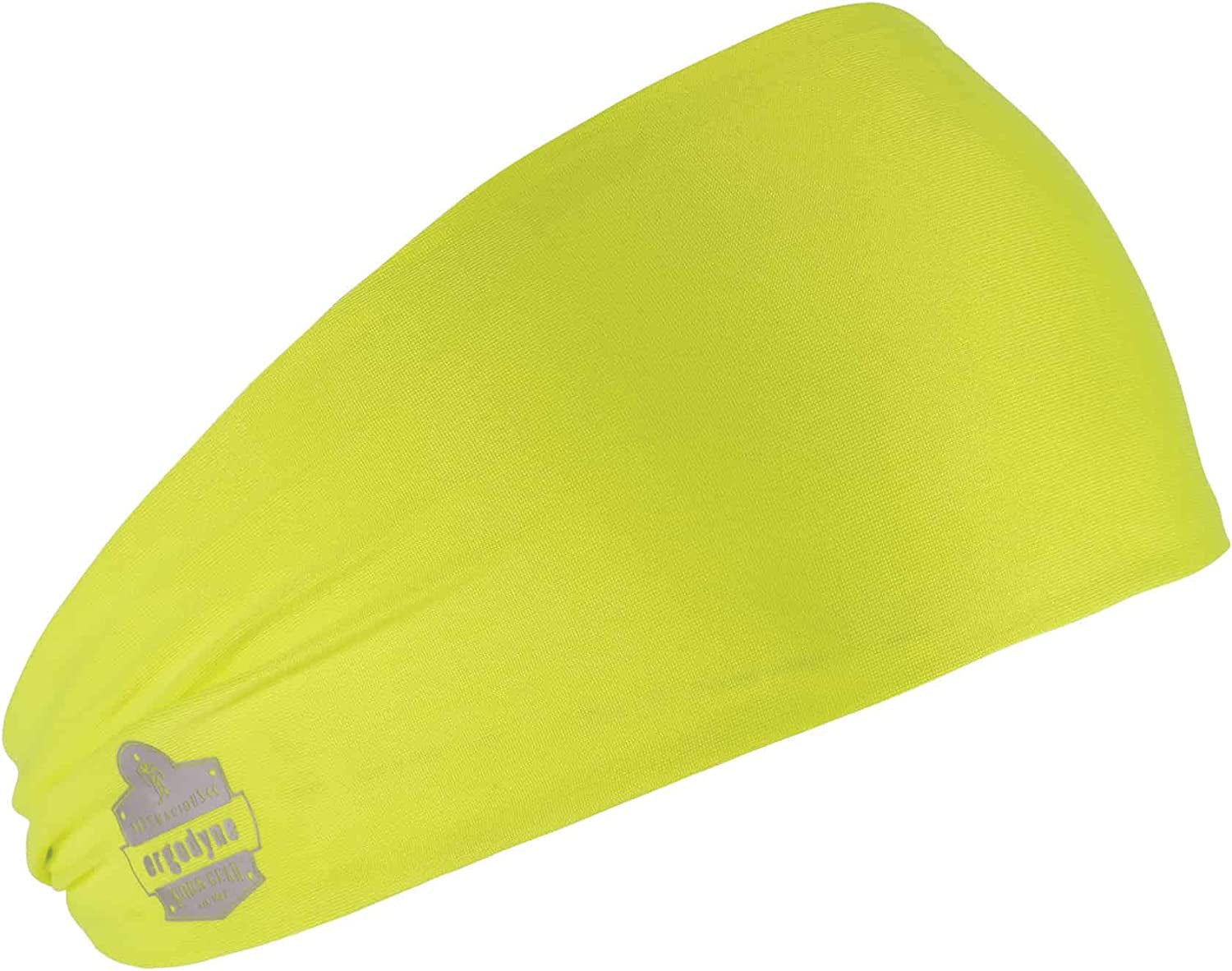 Ergodyne Chill Its 6634 Cooling Headband, Sports Headbands for Men and Women, Moisture Wicking, Lime