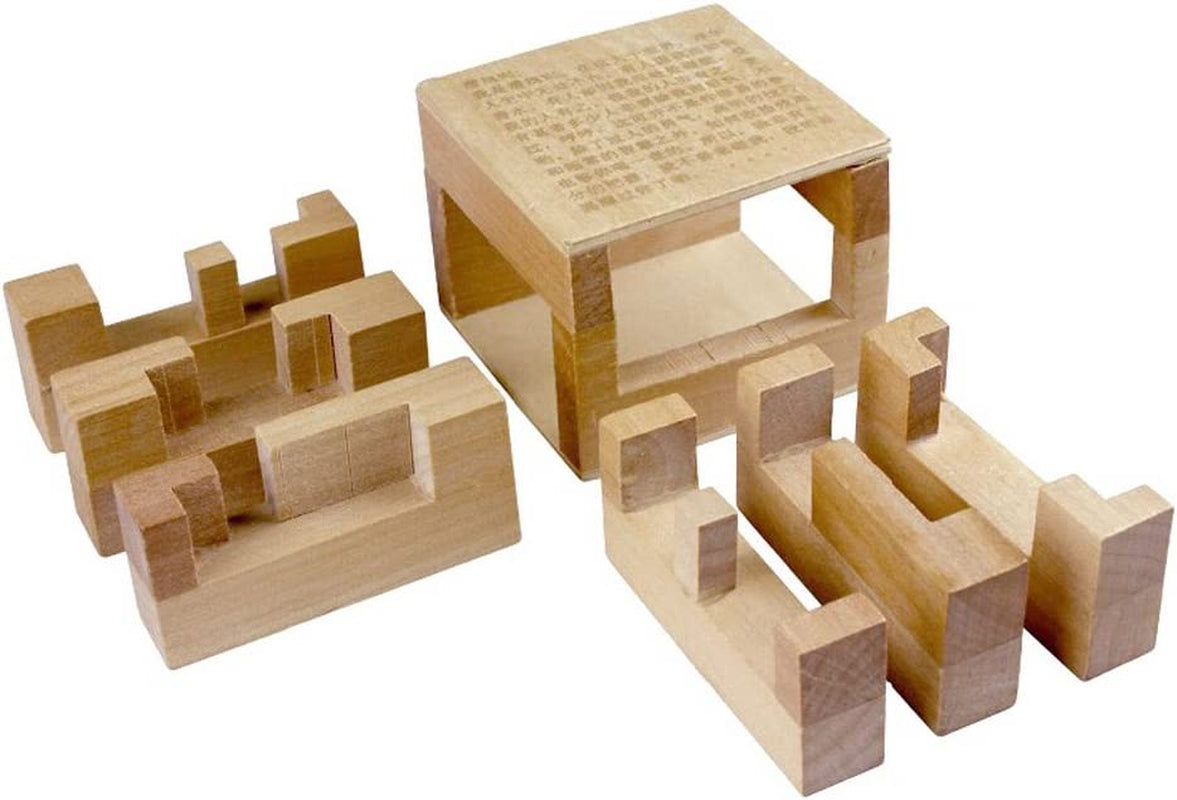 Chinese 3D Wooden Inside Story Puzzle Interlocked Magic Cube
