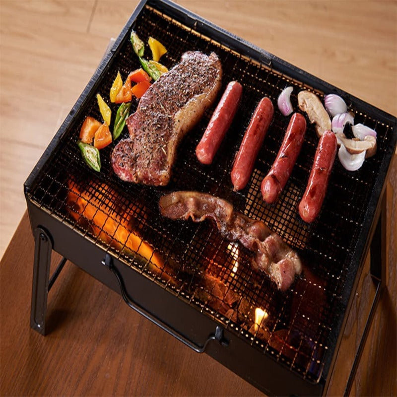 Set of 6 Non-Stick Barbecue Grill Sheet Liners - Grilling Mats - Works on Electric Grill, Gas, Charcoal 15.75 x 11.8in