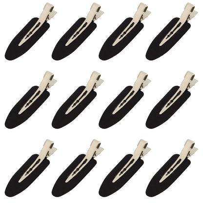 8 Pieces No bend / No Crease Hair Clips Styling Duck Bill Clips No Dent Alligator Hair Barrettes for Salon Hairstyle Hairdressing Bangs Waves Woman Girl Makeup Application