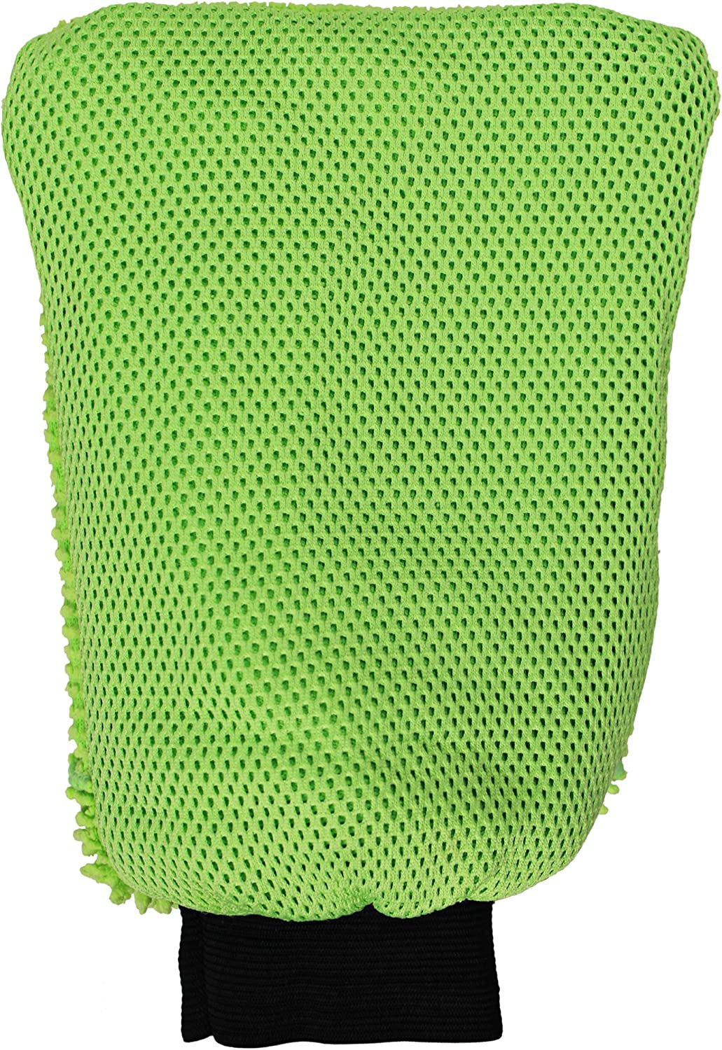 Reversible Wash and Scour Mitt – Cross Weave & Chenille Microfiber Washing Mitten for Car Cleaning