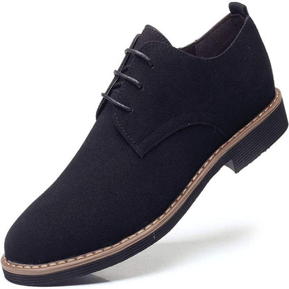 Men's Suede Dress Shoes Casual Lace Up Oxfords