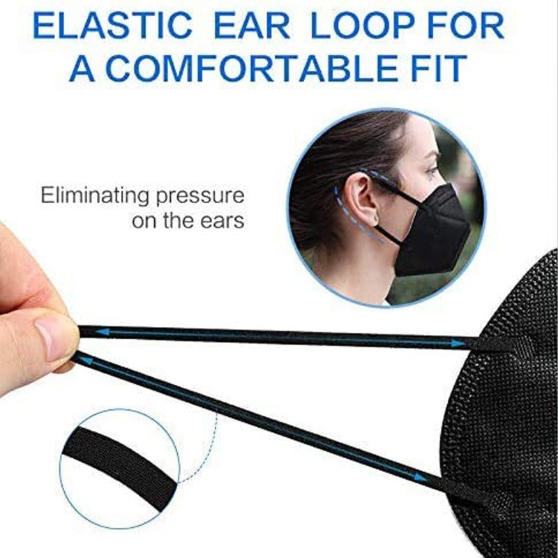 20 Pack - KN95 Masks, 5-Layer Protective Cup for Indoor & Outdoor Use