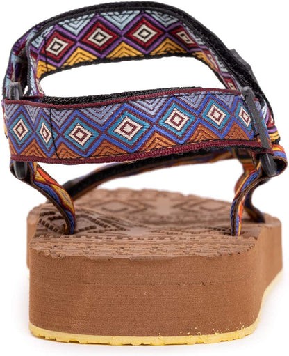 MUK LUKS Women's Lake Tahoe Sandal-Multi