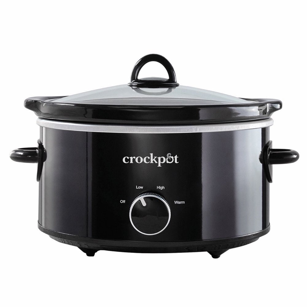 4 Quart Crockpot - Oval Slow Cooker