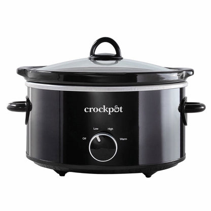 4 Quart Crockpot - Oval Slow Cooker