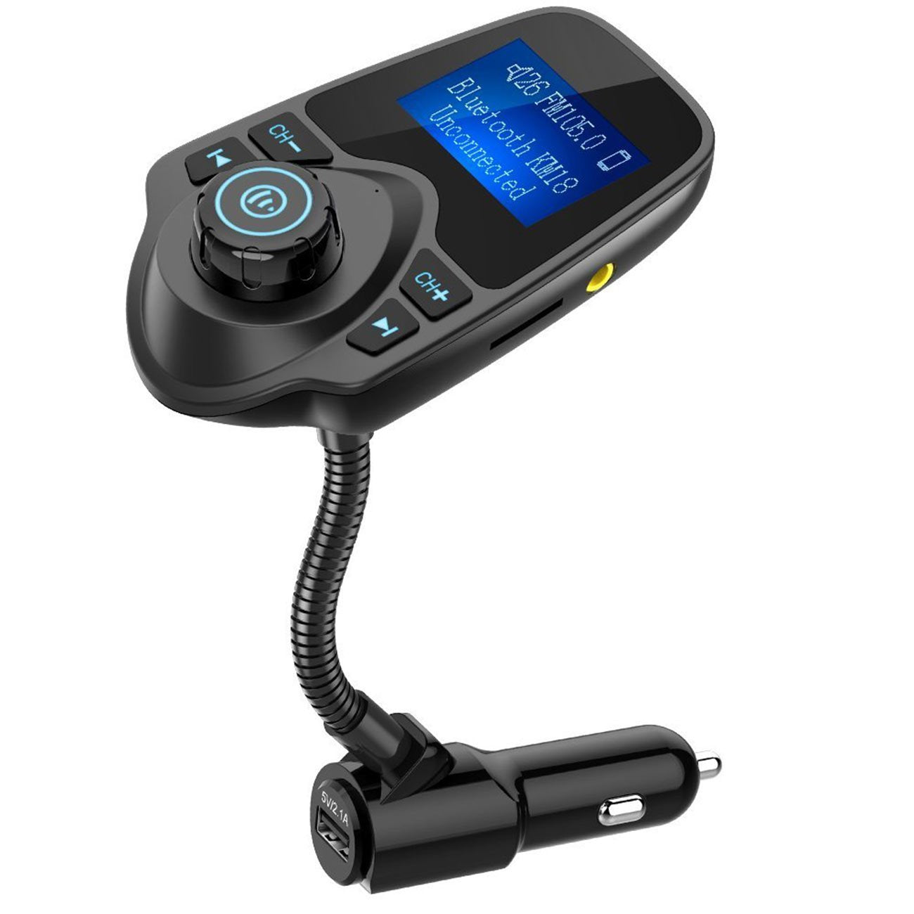 Nulaxy Wireless Bluetooth Car FM Transmitter Audio Adapter