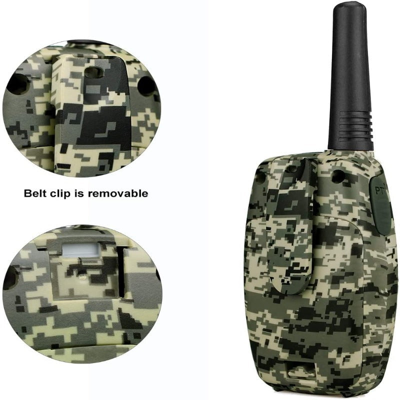 Set of 2 LCD Display Long Range Walkie Talkies - 22 Channels and 2 Way Radio