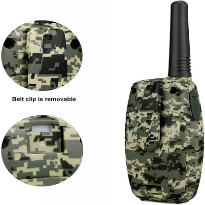 Set of 2 LCD Display Long Range Walkie Talkies - 22 Channels and 2 Way Radio