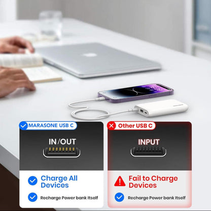 Portable Charger – 10000mAh Slim PD 22.5W Fast USB-C Power Bank for Andriod & iOS