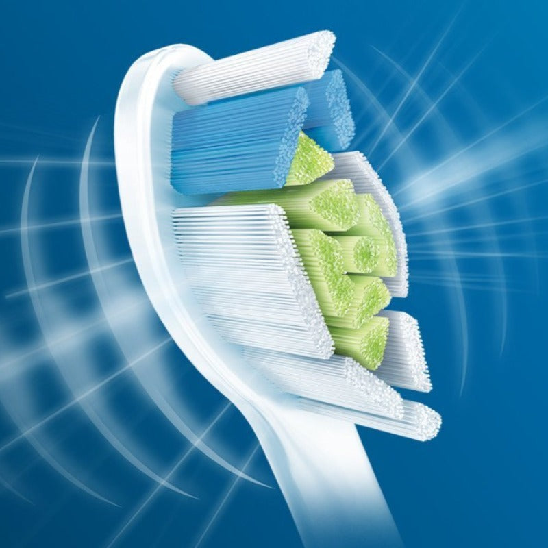 2 Pack Diamond Clean Replacement Toothbrush Heads Compatible With Philips Sonicare