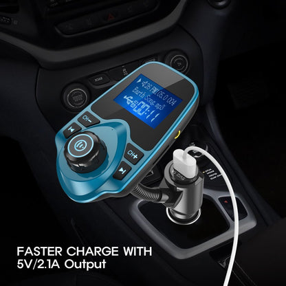 Nulaxy Wireless Bluetooth Car FM Transmitter Audio Adapter