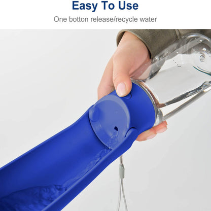 Portable Dog Water Bottle – Foldable Pet Dispenser with Leak Proof Design for Travel