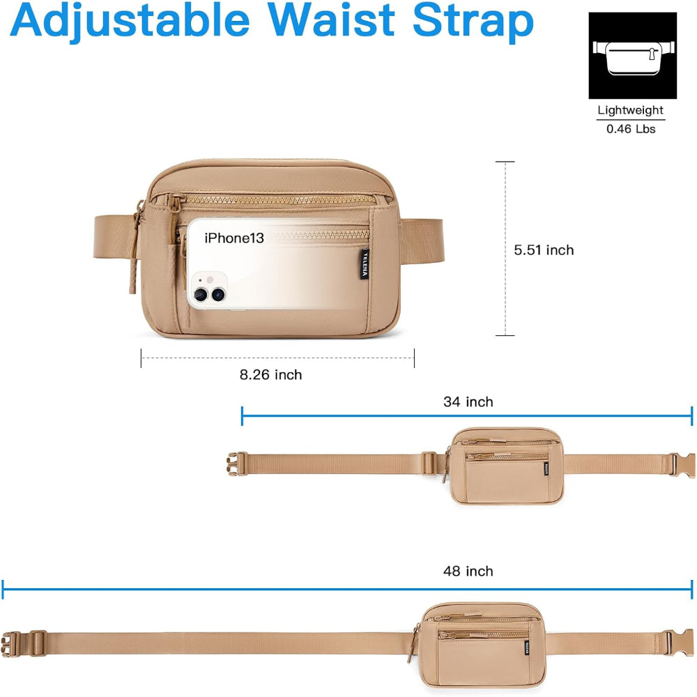 Women’s Belt Bag – Fashion Fanny Pack & Crossbody Waist Bag with Adjustable Strap for Travel & Daily Use
