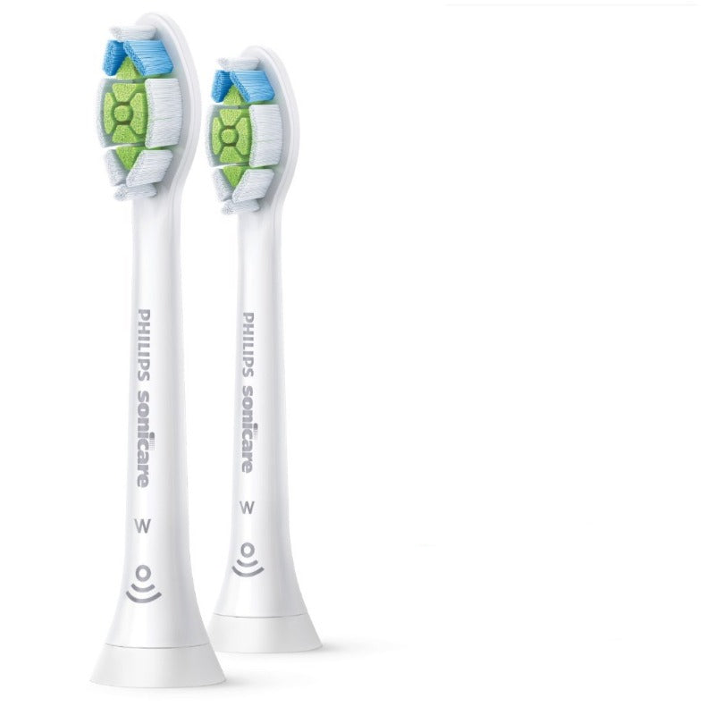 2 Pack Diamond Clean Replacement Toothbrush Heads Compatible With Philips Sonicare