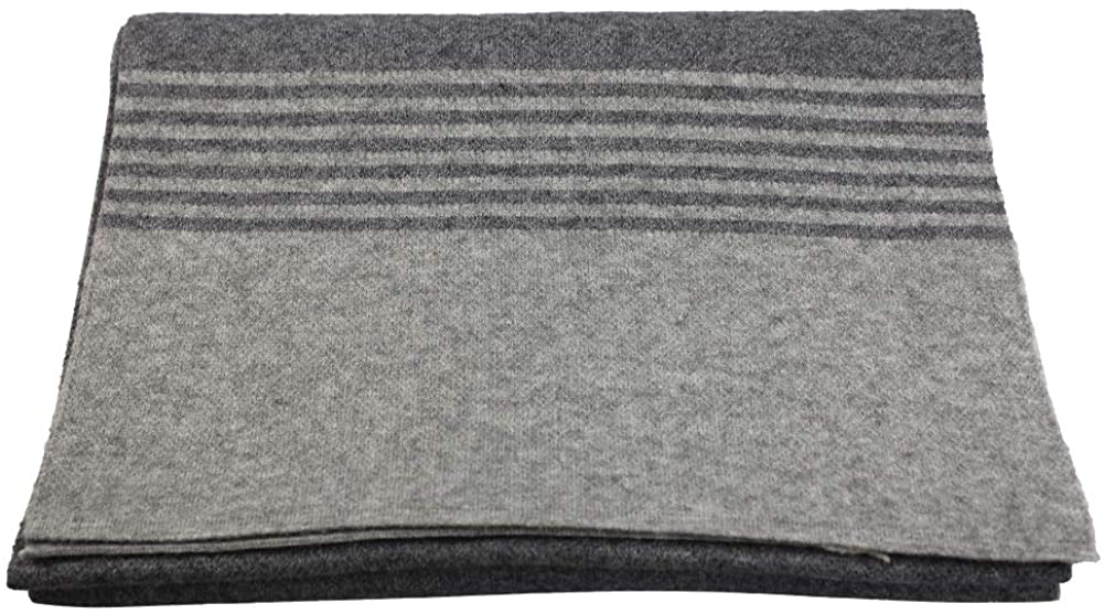 HH HOFNEN Men's Winter Classic Plaid Scarf - Cashmere Feel Tassel Edge Soft Warm Scarf